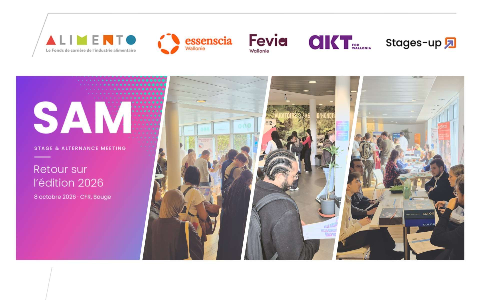 Le Salon SAM confirme son succès : étudiants et entreprises wallonnes au rendez-vous